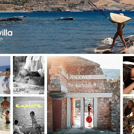 Espera Luxury Beach Front Residence With Pool & Bbq, By Thinkvilla Rethymno (Crete) ภายนอก รูปภาพ