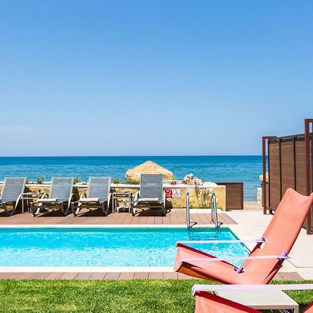 Espera Luxury Beach Front Residence With Pool & Bbq, By Thinkvilla Rethymno (Crete) ภายนอก รูปภาพ