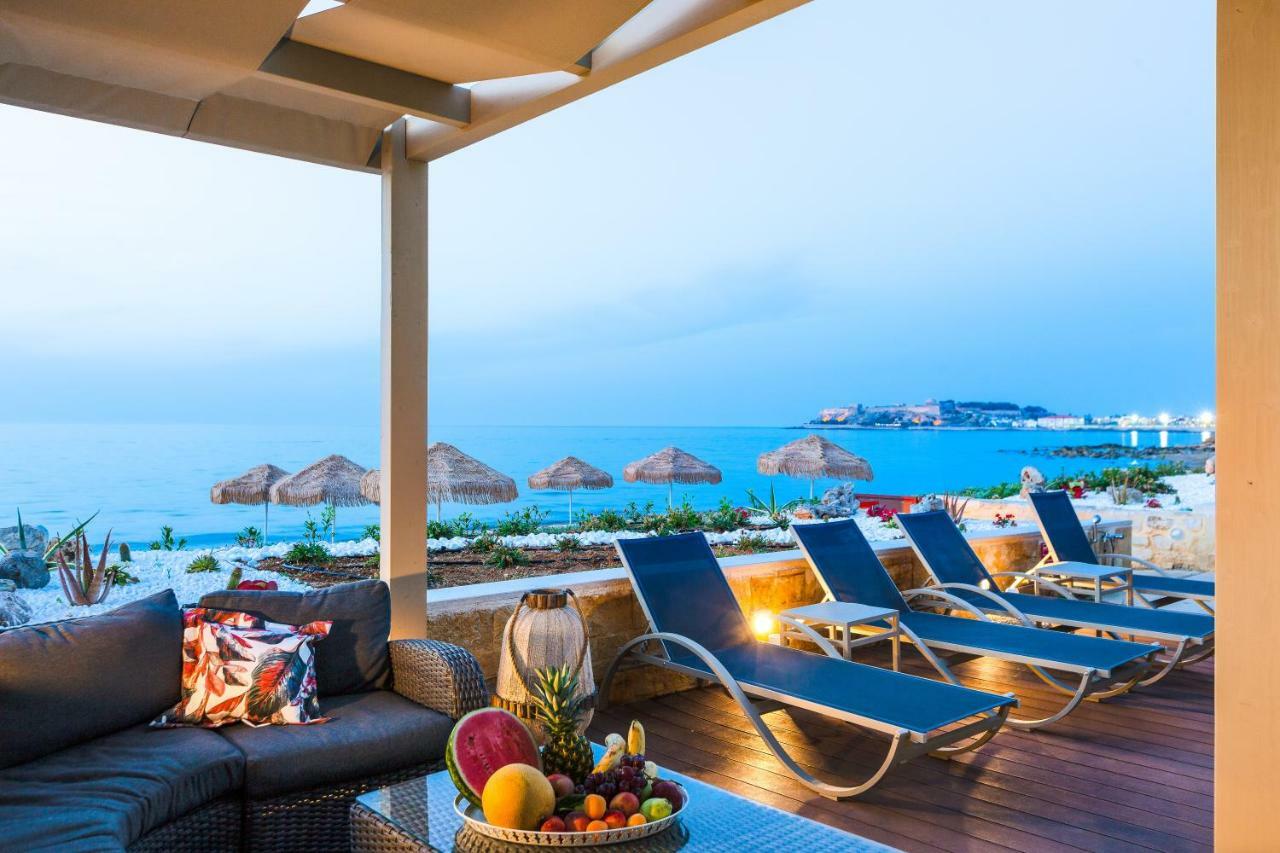 Espera Luxury Beach Front Residence With Pool & Bbq, By Thinkvilla Rethymno (Crete) ภายนอก รูปภาพ