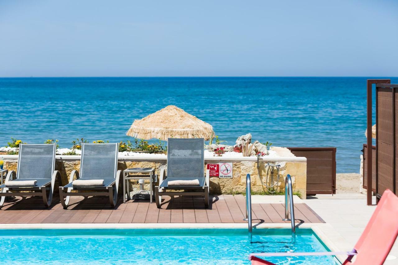 Espera Luxury Beach Front Residence With Pool & Bbq, By Thinkvilla Rethymno (Crete) ภายนอก รูปภาพ