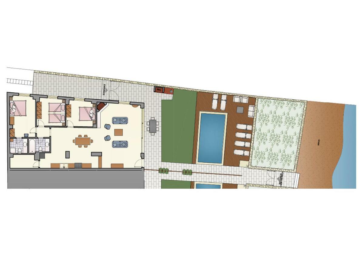 Espera Luxury Beach Front Residence With Pool & Bbq, By Thinkvilla Rethymno (Crete) ภายนอก รูปภาพ