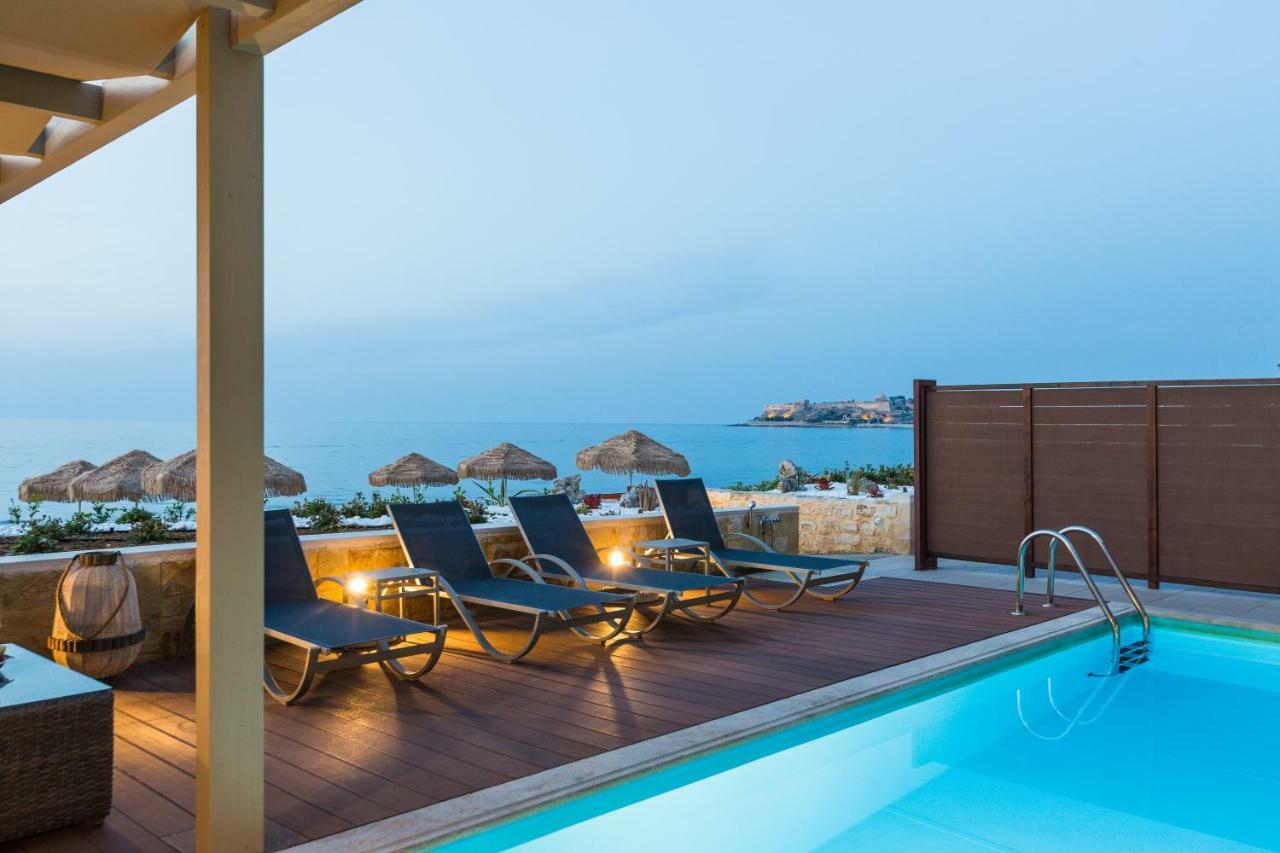 Espera Luxury Beach Front Residence With Pool & Bbq, By Thinkvilla Rethymno (Crete) ภายนอก รูปภาพ