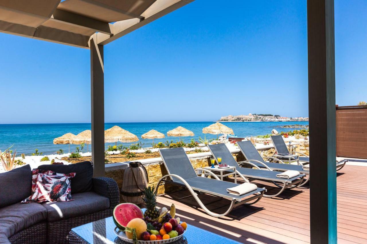 Espera Luxury Beach Front Residence With Pool & Bbq, By Thinkvilla Rethymno (Crete) ภายนอก รูปภาพ