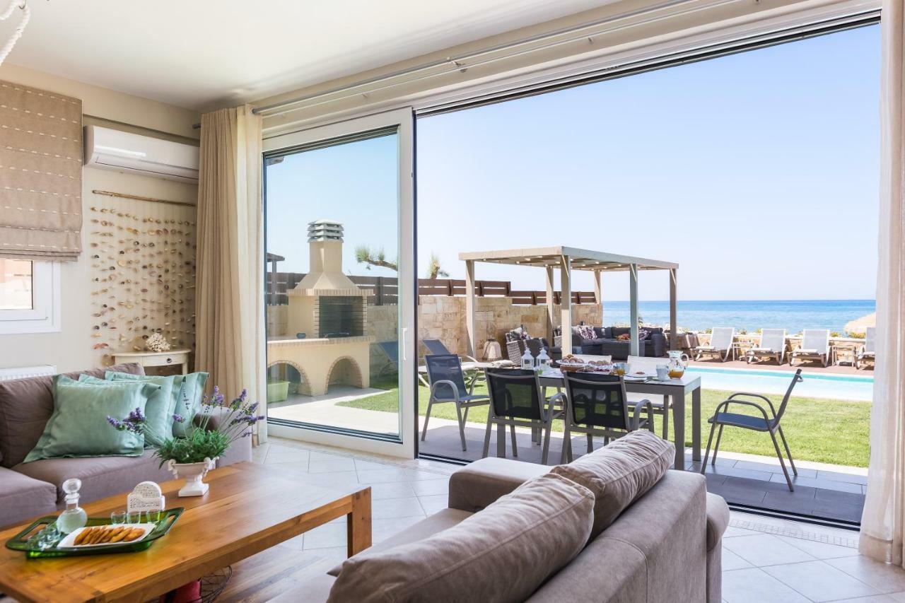 Espera Luxury Beach Front Residence With Pool & Bbq, By Thinkvilla Rethymno (Crete) ภายนอก รูปภาพ