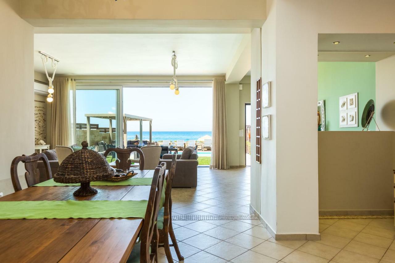 Espera Luxury Beach Front Residence With Pool & Bbq, By Thinkvilla Rethymno (Crete) ภายนอก รูปภาพ