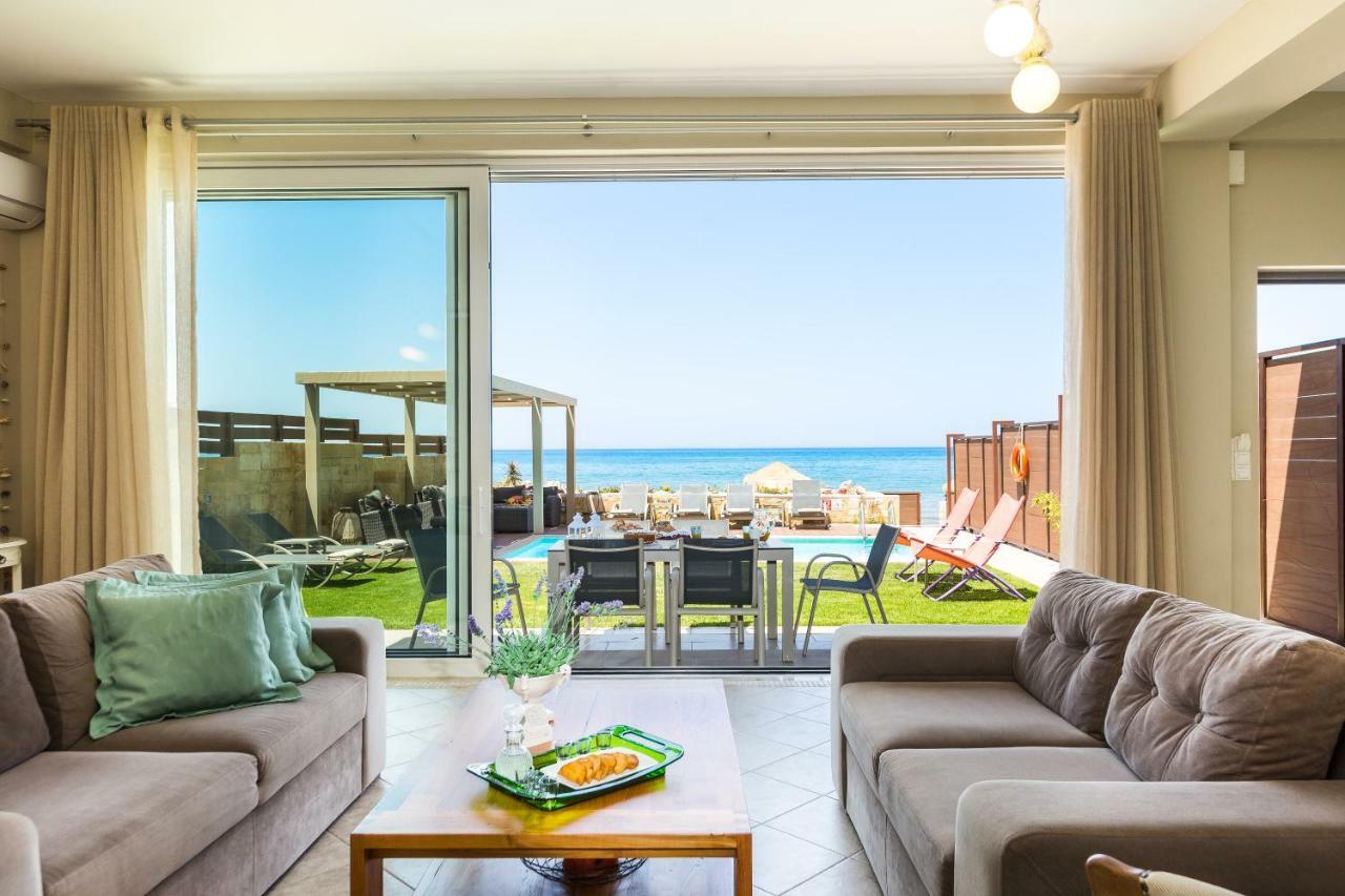 Espera Luxury Beach Front Residence With Pool & Bbq, By Thinkvilla Rethymno (Crete) ภายนอก รูปภาพ